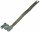 Masseband aus Kupfer verzinnt neg. 25cm