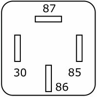 Hella - Relais 12V mit Sicherung