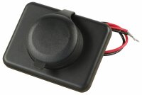 Einbausteckdose mit flacher Montageplatte - 2 x USB-A