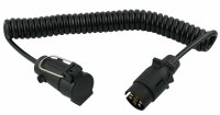 Spiralkabel-Verlängerung 3.5 m mit 7-pol Stecker + Dose