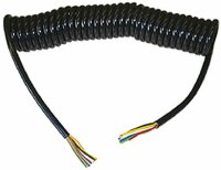 Spiral-Kabel (ohne Stecker) 7-pol./4.5m