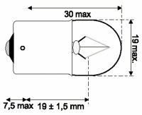 Osram Glühlampe BA15s 24V 5W HD