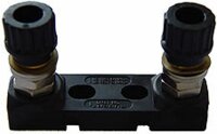 Halter zu Streifensich. Gabelstapler