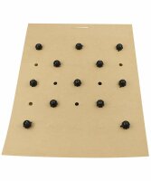Abdeckschrauben schwarz 40mm