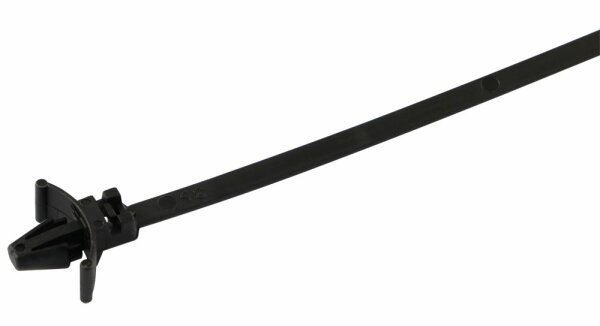 Kabelbinder 3.6 x 140 mm/M6 sz. m. Harpune