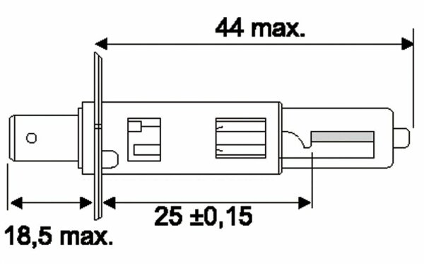 Osram Glühlampe H1 Super 12V 55W Xenon +30%