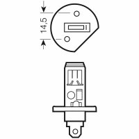 Osram Glühlampe H1 Super 12V 55W Xenon +30%