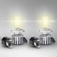 OSRAM - 2 x LED-Lampe HL VINTAGE H4/H19/R2 12 V warmweiss 1400 lm