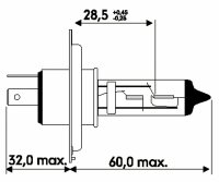 2 x Osram Night Breaker 220 H4 12 V 60 / 55 W Performance