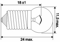 Ampoule  E10 6V 0.15A 0,9W