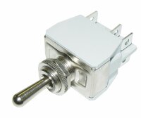 Doppel-Kippschalter Metallh. on-off-mom 15A