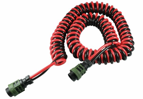 Spiralkabel 2 x 35 mm2 mit Nato-Stecker