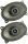 1 Paar Lautsprecher oval 90x150mm 60W