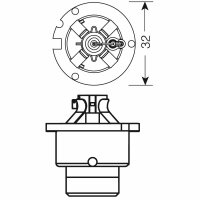 Osram Gasentladungslampe Xenarc D2R 35W