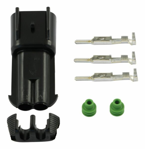 Stecker-Set Metri-Pack 280, 2polig, 1.5mm2