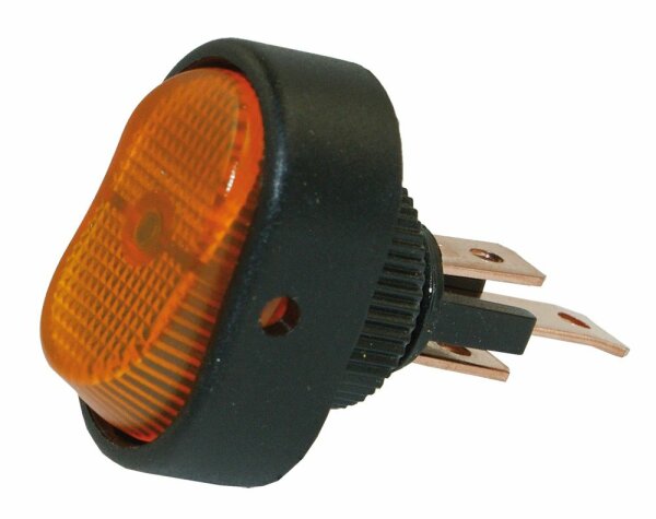 Hella - Wippschalter gelb beleuchtet 12V