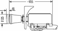 Hella - Warnblinkschalter 12V