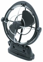 Seekr - Sirocco II 12/24 V Ventilator 360° schwarz, 3...