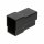 Flachsteckgehäuse schwarz 3-pol U weibl.