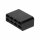 Flachsteckgehäuse schwarz 8-pol männl.