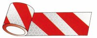 Reflektierklebeband rechts rot/weiss 141 mm