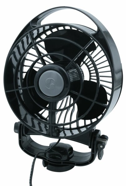 Seekr - Bora 12 V Ventilator schwarz, 3 Stufen