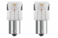 OSRAM - 2 Stk. LED-Lampen BA15s 12 V orange