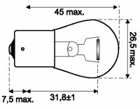 Osram Glühlampe Truckstar Pro 24V 21W HD