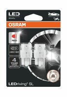 OSRAM - 2 x LED-Lampe W3x16q 12 V Red