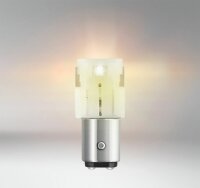 OSRAM - 2 x LED-Lampe BAY15d 12 V gelb