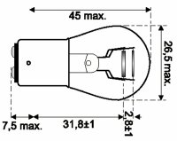 Osram Glühlampe BAY15d 24V 21/5W