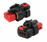 AMPSeal 16 - Buchsengehäuse 3-pol. Key A rot