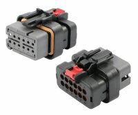 AMPSeal 16 - Buchsengehäuse 12-pol. Key B grau
