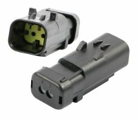 AMPSeal 16 - Stiftgehäuse 2-pol. Key C gelb