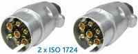 Spiral-Kabel mit Bosch-Stecker 7-pol / 4.5 m