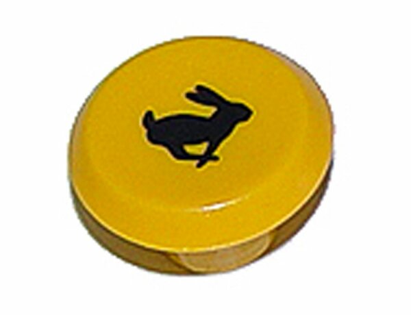 Pneutron Emblème "lièvre jaune"