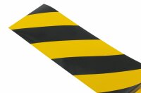 Reflektierklebeband links gelb/schwarz 100 mm