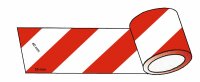 Reflektierklebeband links rot / weiss 100 mm