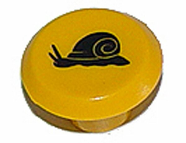 Pneutron Emblème "escargot jaune"
