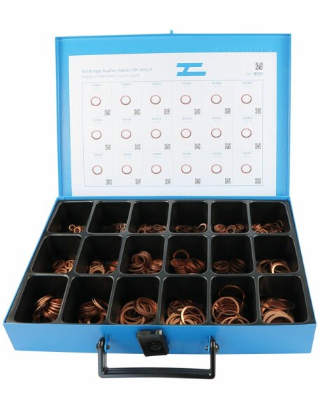 Sortiment Dichtringe Kupfer massiv