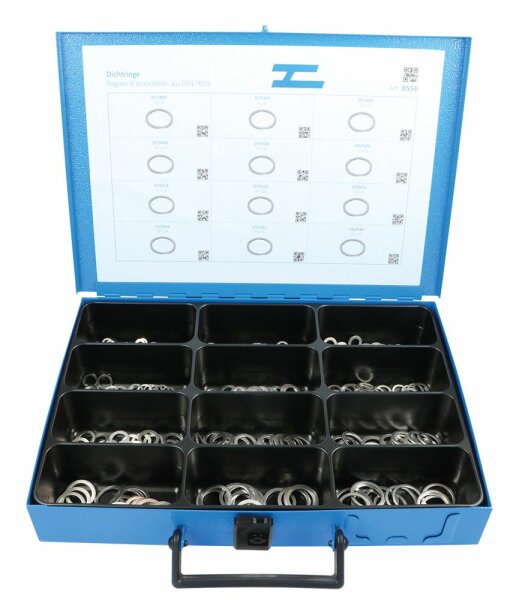 Assortiment Bagues d’etanchéité aluminium massif