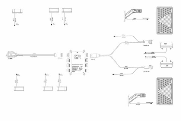 ASPÖCK - kit complet feux LED pour remorques