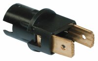Lampenfassung 2-pol. W2.1x9.5d Flachst.