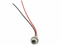 Lampenfassung Gummi 2-pol. W2.1x9.5d1628