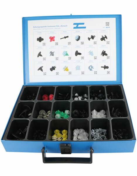 Befestigungsteile-Sortiment PSA+Renault