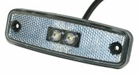 Rubbolite - LED-Positionsleuchte 12/24V weiss