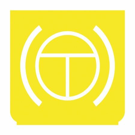 Emblem - Dauerbremse gelb/weiss