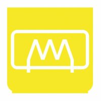 Emblem - Heckscheibenheizung gelb/weiss