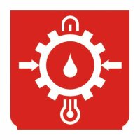 Emblem - Öldruck rot