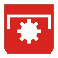 Emblem - Zapfwelle rot